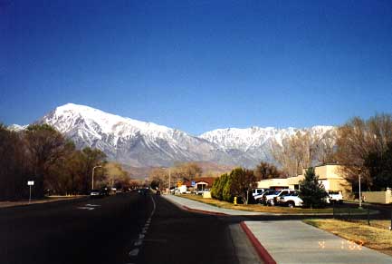 East Side of Sierra looking up Hwy 168