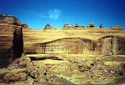 Proportional view of Delicate Arch