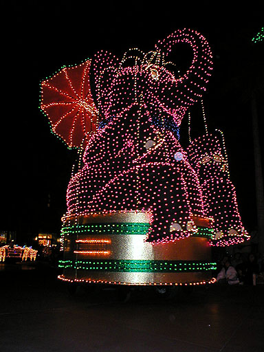 Illuminated Pink Elephant