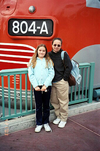 What better way to start at Disney California Adventure, than with a train!