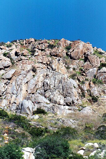 Climbers on Kwaay Paay Peak
