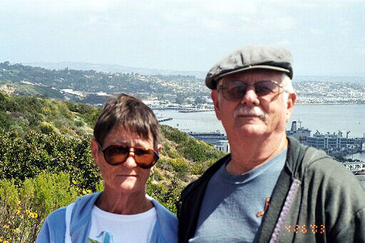 At Point Loma, with Ms. PCT and PCT Packer