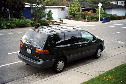 Our Faithful Sienna Van, with Damaged Transmission Encountered 5 Blocks from Home