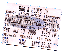 BBQ & Blues IV Ticket