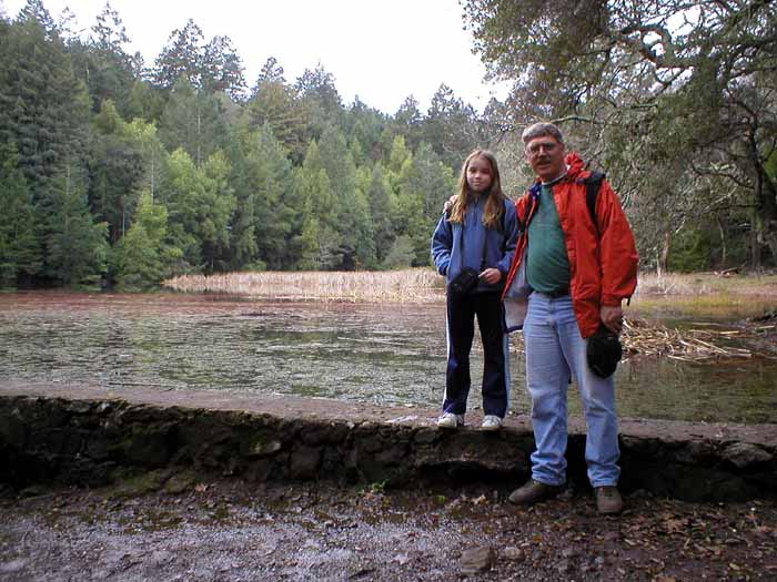 Munchkin and Tiocampo at lake