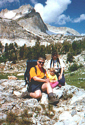 Farmer Family at Saddlebag Lake - 1997